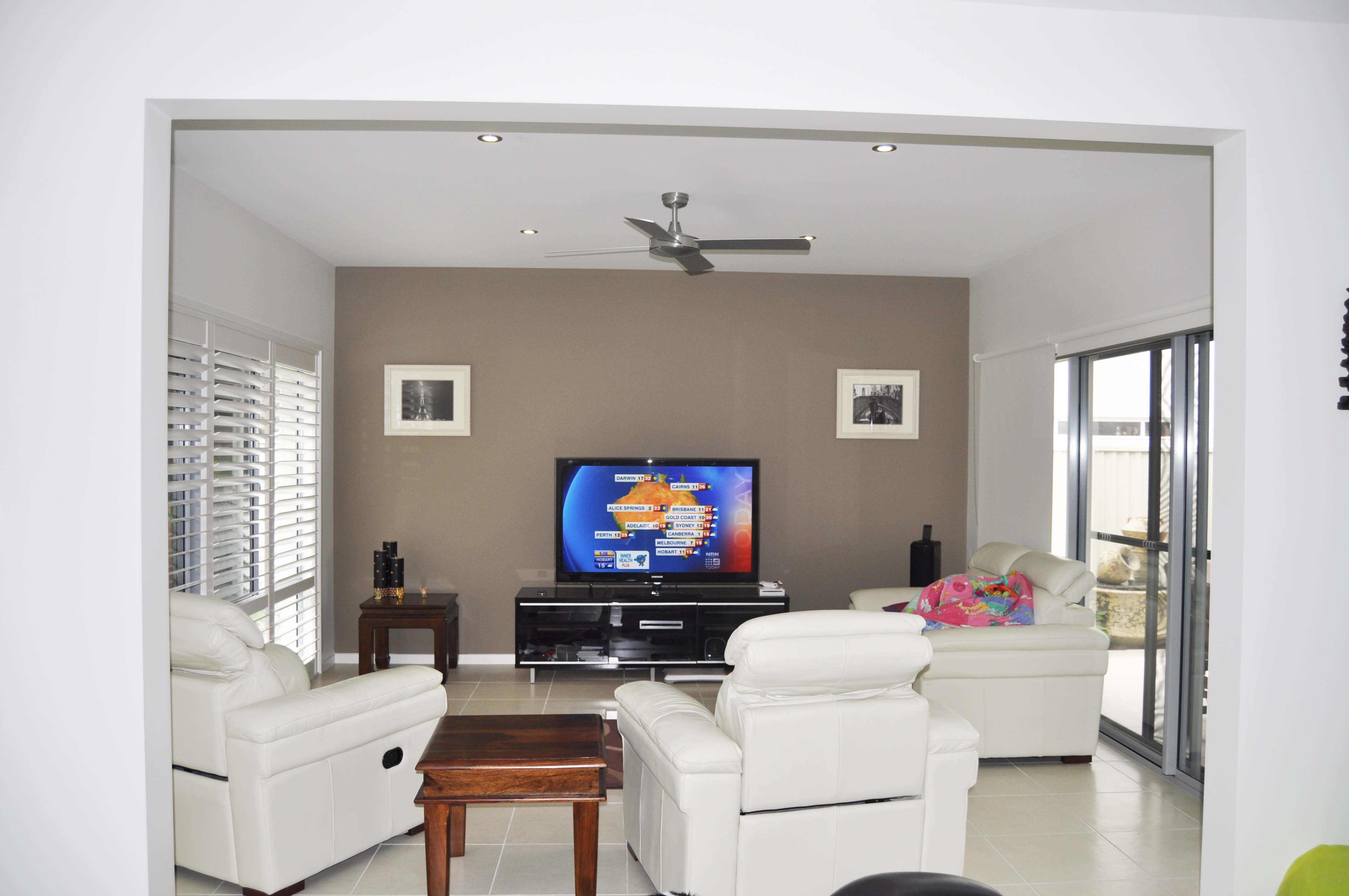 Modern open-plan living area